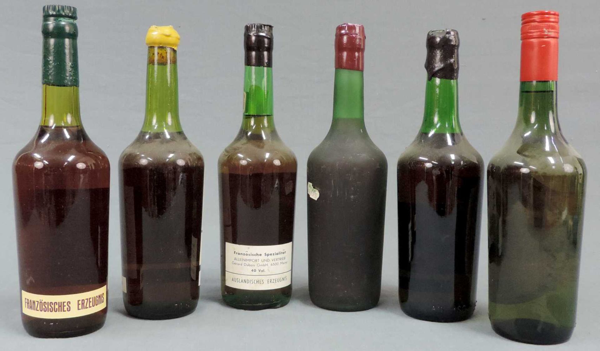 6 Flaschen Calvados. Auch Extra Vieux Montgommery. Unterschiedliche Domains. 70cl. - Image 15 of 19