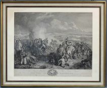 John BURNETT (XIX) drawn and engraved 1815. Battle of Trafalgar. 46 cm x 58 cm im Ausschnitt,
