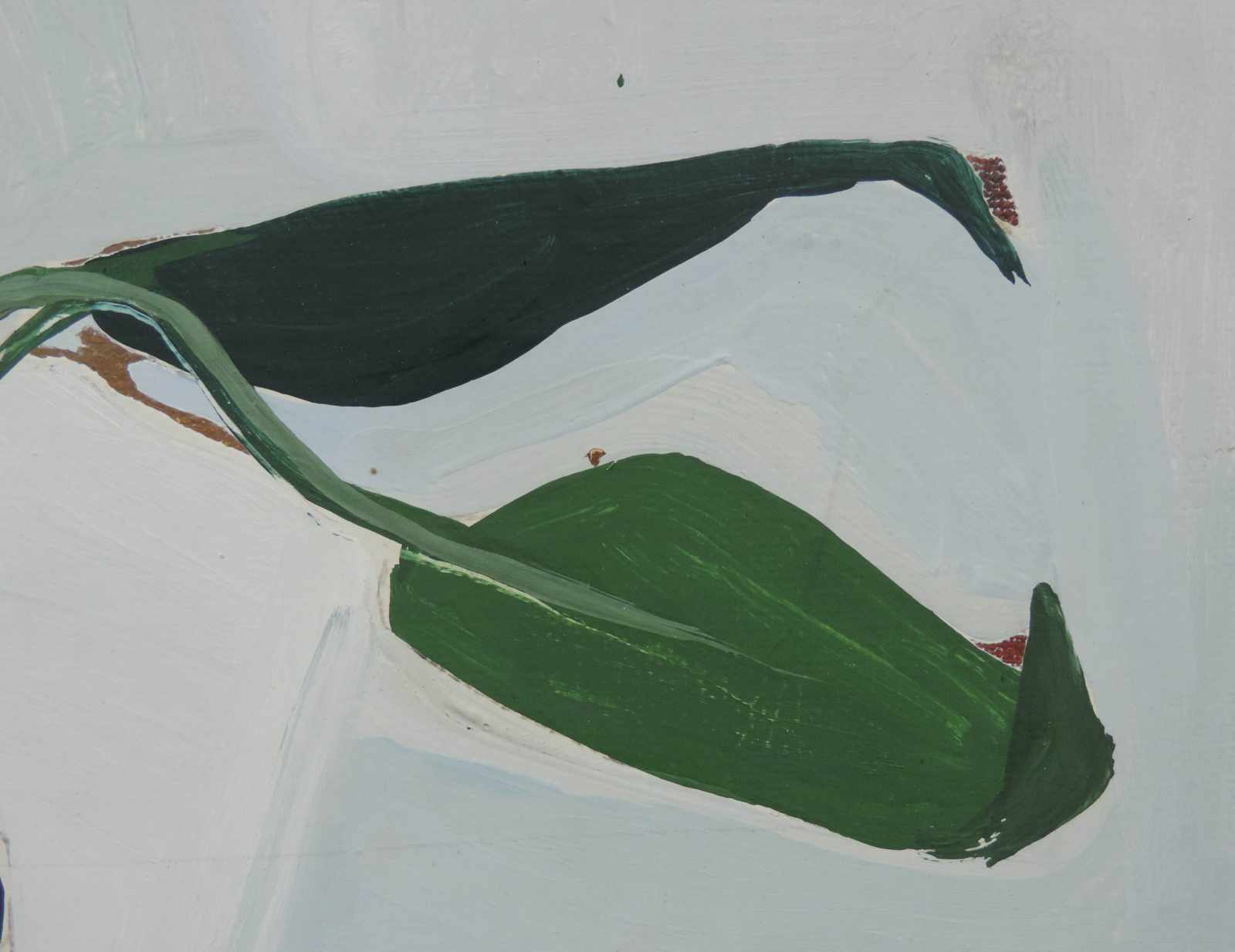 Undeutlich Signiert (XX). Blume in einem Topf. 67 cm x 55 cm. Gemälde. Öl auf Platte. Rechts unten - Image 3 of 6