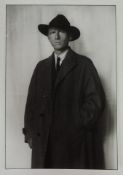 August SANDER (1876 - 1964). Otto Dix. 25 cm x 17 cm. Originalabzug. Prägemarke links unten "Aug.