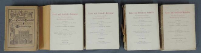 Kunst und Geschichte, Denkmäler Mecklenburg - Schwerin komplett in 5 Bänden. Zweite verbesserte