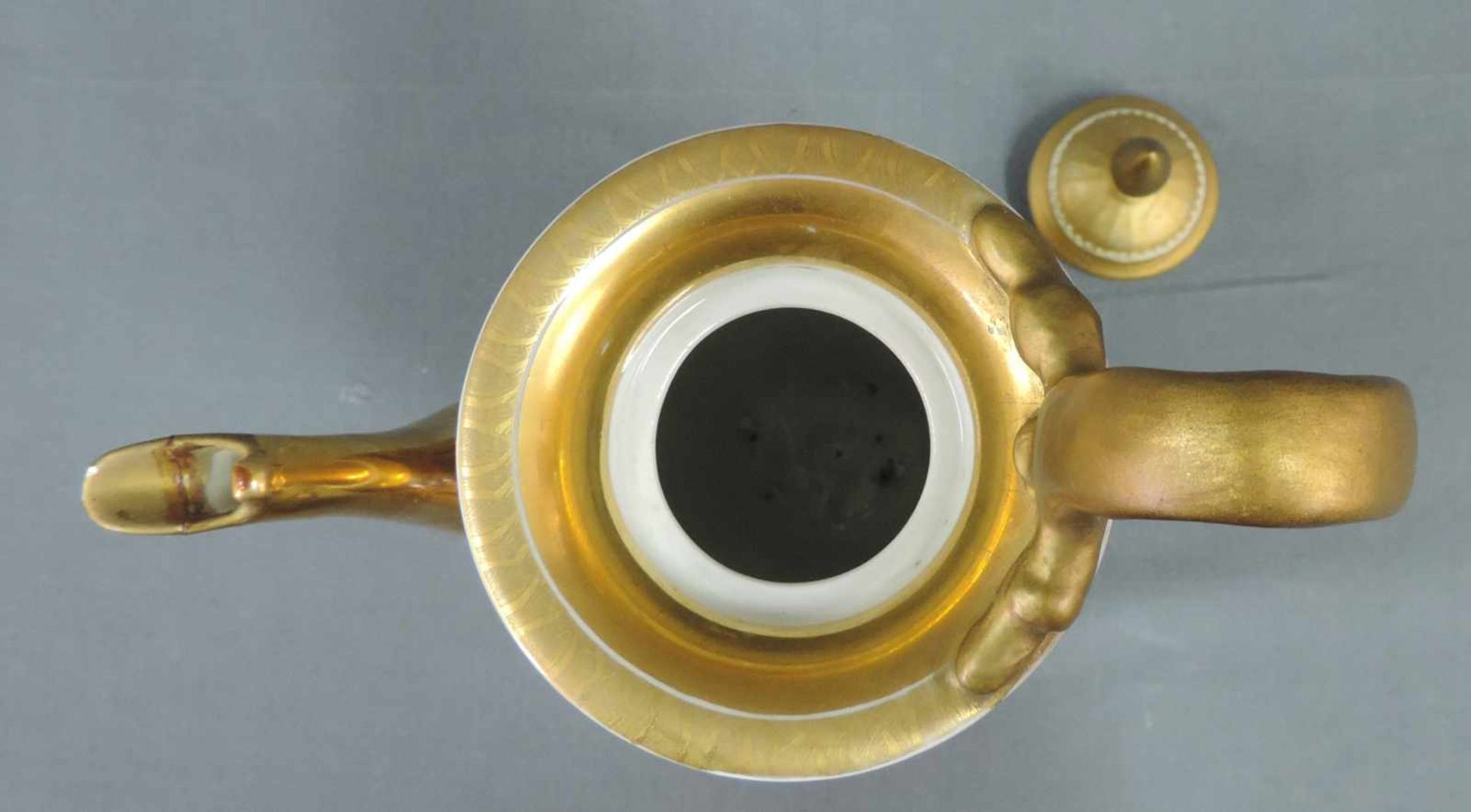 Bilder - Kaffeekanne. 19. Jahrhundert, restauriert, wohl Gardner Moskau. Höhe circa 29,5 cm. - Image 11 of 11