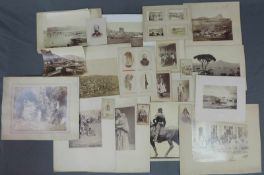 Fotos des 19. Jahrhunderts. Aller Welt. 45 cm x 35 cm die Mappe. 19th century photos. 45 cm x 35