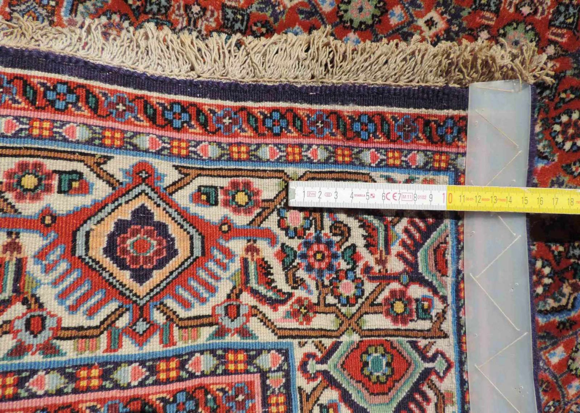 Bidjar Orientteppich. Iran. Feine Knüpfung. 275 cm x 222 cm. Handgeknüpft, Wolle auf Baumwolle. - Bild 8 aus 8
