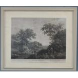 William WOOLLETT (1735 - 1785). The Apple Gatherers. 42 cm x 51,5 cm der Ausschnitt. William