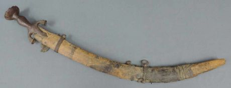 Tulva Krummsäbel, Militärschwert, 18. Jahrhundert. 87 cm lang. Tulva scimitar, military sword,