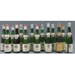 14 ganze Flaschen Mosel - Saar - Ruwer, Weißwein. 1953 Geierslayer Ohligsberg feine Auslese von