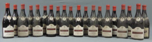 1934 Bourgogne AC von Colcombet Frères, caves à Nuits St. Georges. 20 ganze Flaschen. Reserve