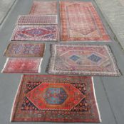 8 Perserteppiche. Bis 429 cm x 204 cm. Alle handgeknüpft. 8 rugs / carpets, Iran, Persia. Up to