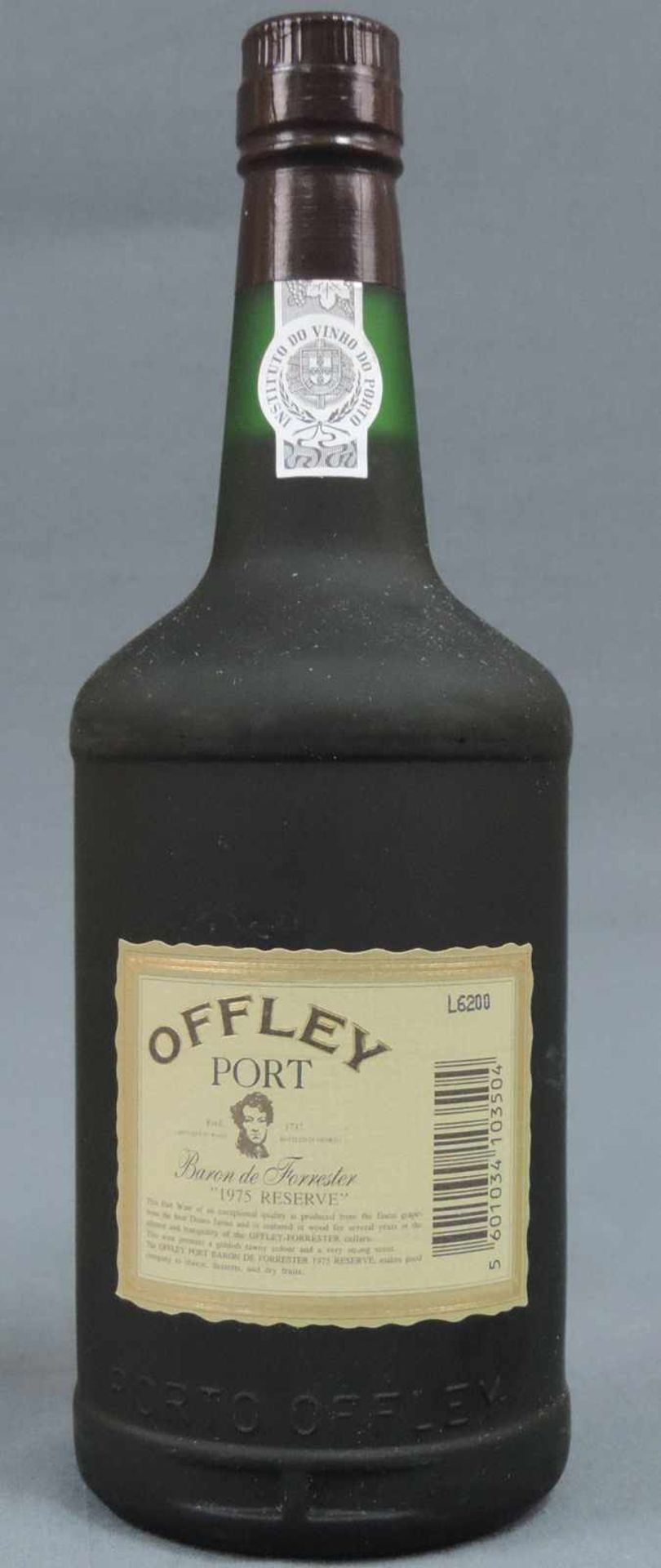 1975 Offley Port Baron de Forrester. Reserve. Bottled 1996. Eine ganze Flasche und Original - Image 2 of 5