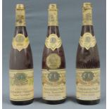 2 x 1967 Trockenbeerenauslese. 1959 Beerenauslese. Jeweils ganze Flaschen Riesling 0,7 Liter.