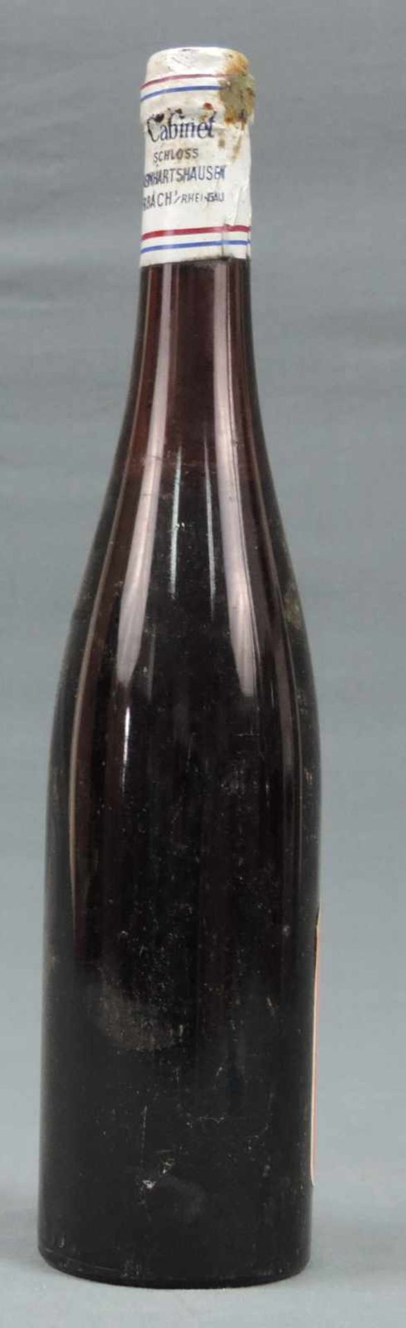 1953 Hattenheimer Hassel Auslese. Schloss Reinhartshausen Cabinet. Eine ganze Flasche 0,7 Liter. - Image 2 of 7