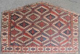 Arabtaschi Asmalyk Turkmenistan, antik, Ende 19. Jahrhundert. 69 cm x 107 cm. Handgeknüpft. Wolle