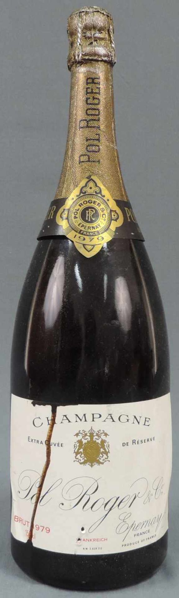 1979 Pol Roger & Co. Champagne, MAGNUM, 150 cl. Epernay, France. Champagner, weiß, Frankreich. Extra