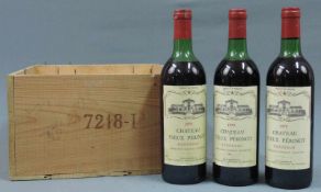 1979 Chateau Vieux Périnot, Bordeaux, AC. 3 ganze Flaschen 70 cl. Paul Villard A Carignan de
