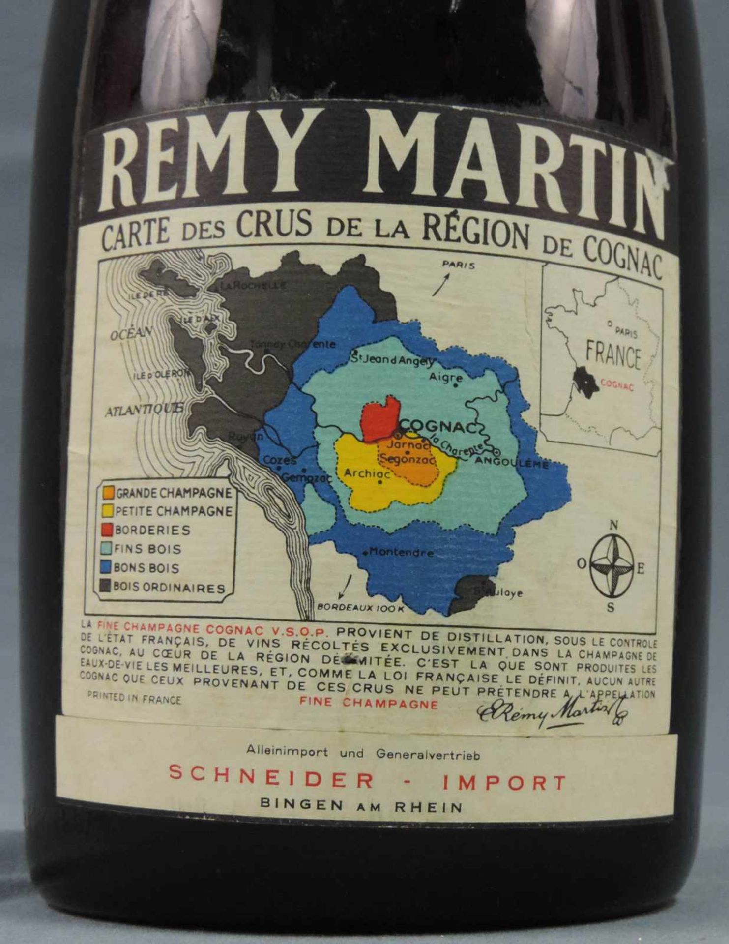 E. Remy Martin & Co Fine Champagne Cognac VSOP Qualité du Centaure. Grand format. Inhalt circa 5 - Image 6 of 9