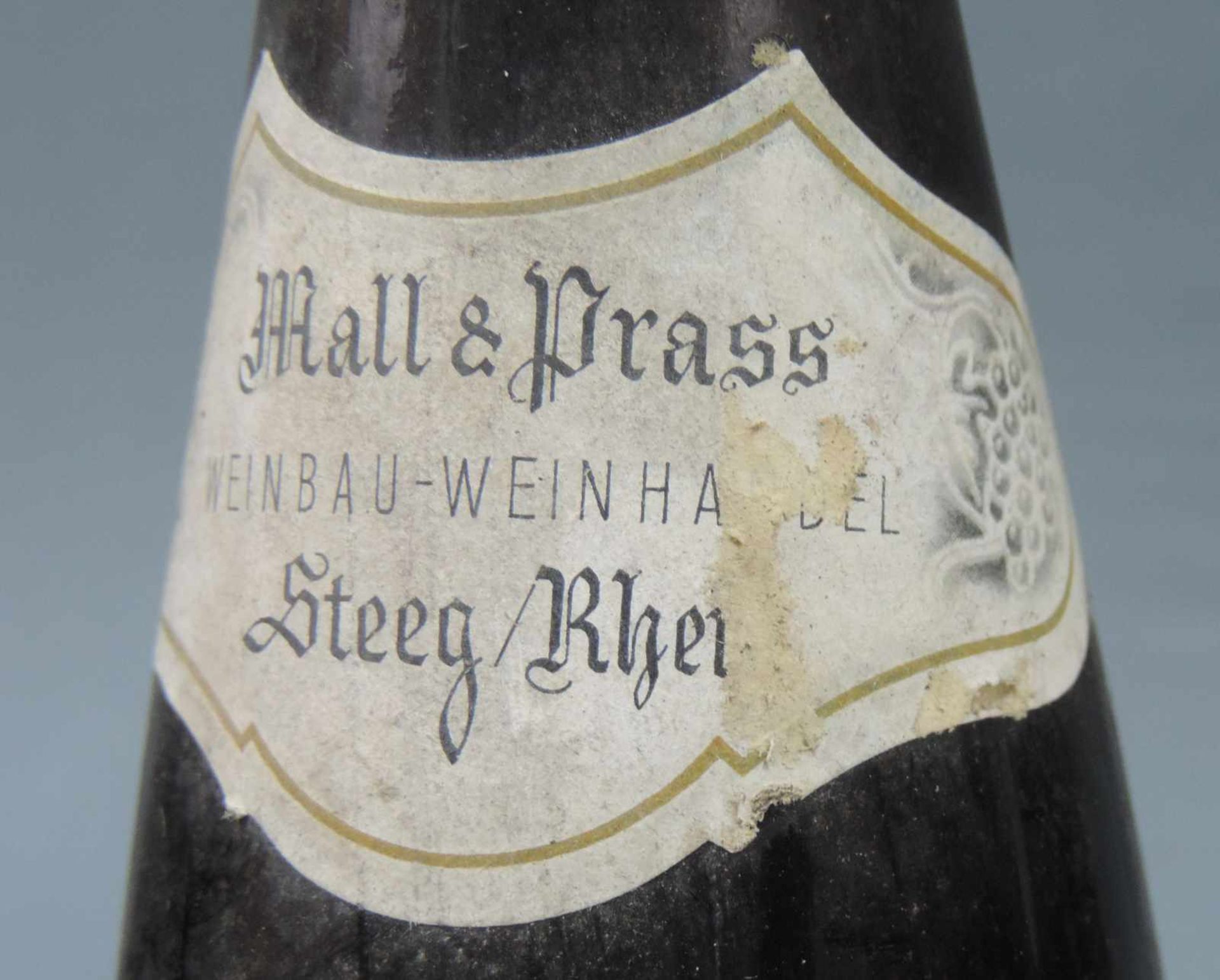 1948 Aßmannshäuser Höllenberg Spätburgunder Spätlese, Staatsweingüter. 4 ganze Flaschen 0,7 Liter - Image 5 of 9