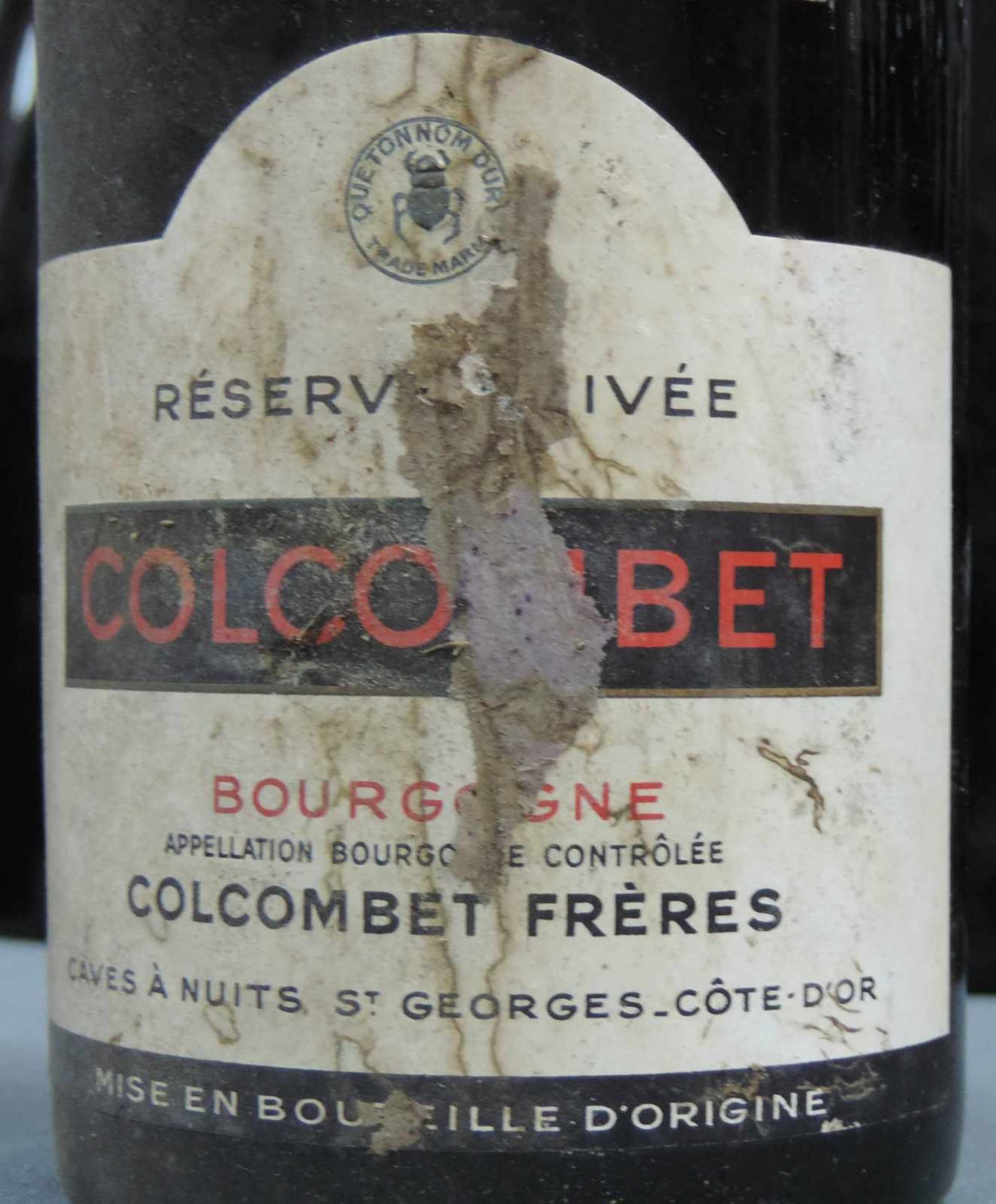 1937 Bourgogne AC von Colcombet Frères, caves à Nuits St. Georges. 49 ganze Flaschen. Reserve - Image 12 of 12