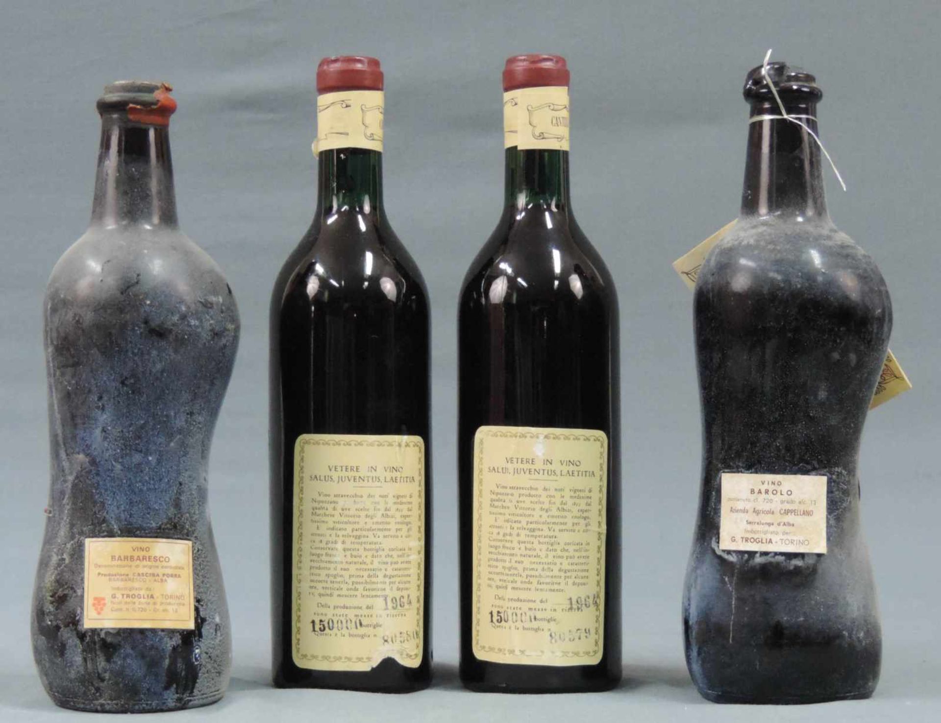 1962 Barolo 0,72 L. 13,5 % von Cappelano, dazu 1962? Barbaresco von Cascina Porra. Dazu 2 Flaschen - Bild 5 aus 12