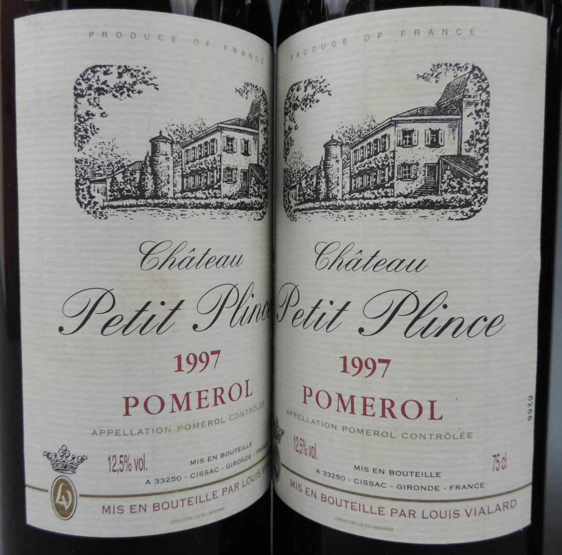 1997 Château Petit Plince, Pomerol. 4 Flaschen 75 cl 12,5%. AC. Bordeaux. Rotwein. Frankreich. Par - Bild 3 aus 4