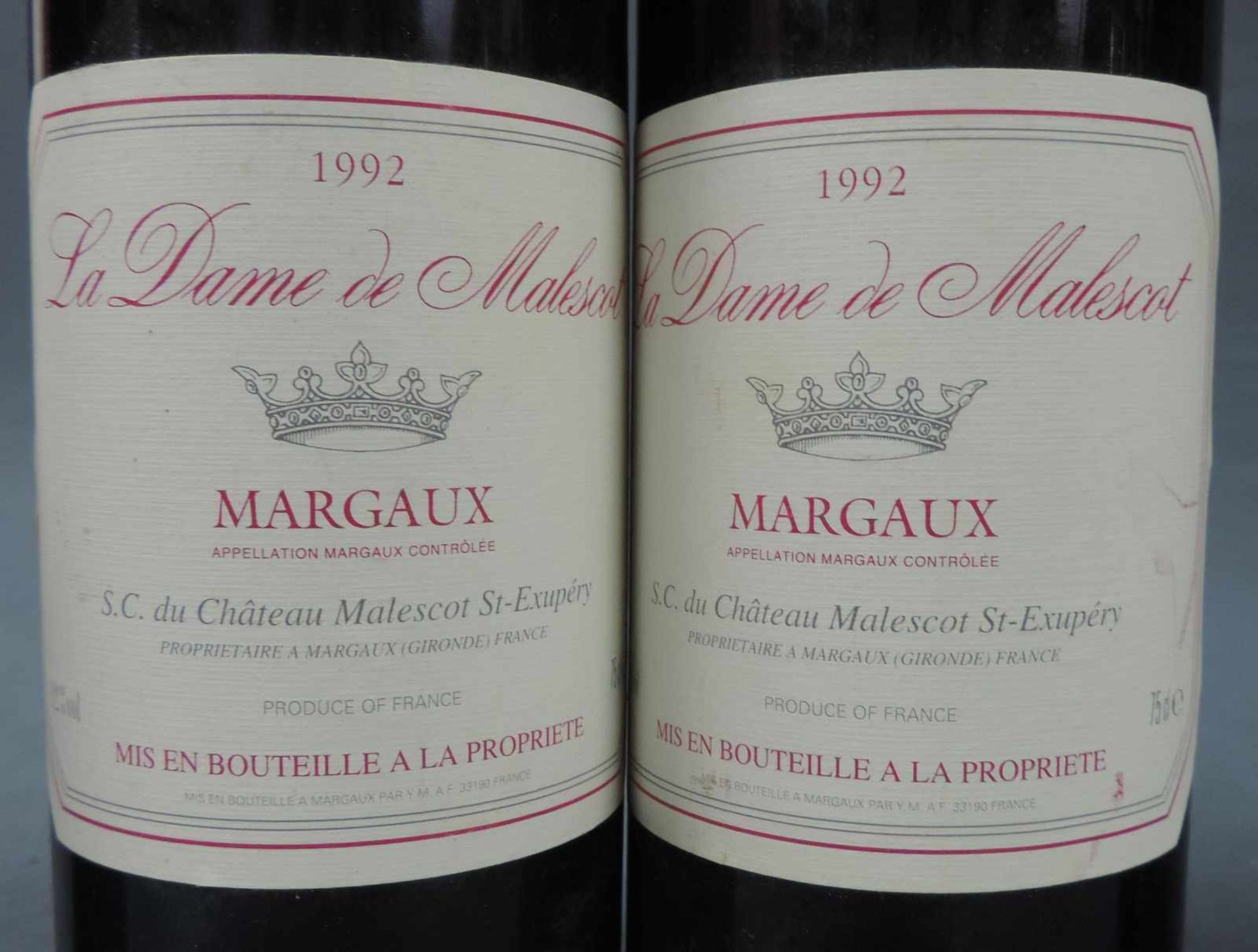 10 Flaschen ganze Flaschen Bordeaux. Rotwein. Frankreich. 1976 (4x) Chateau Laroque Saint - Émillion - Image 4 of 11