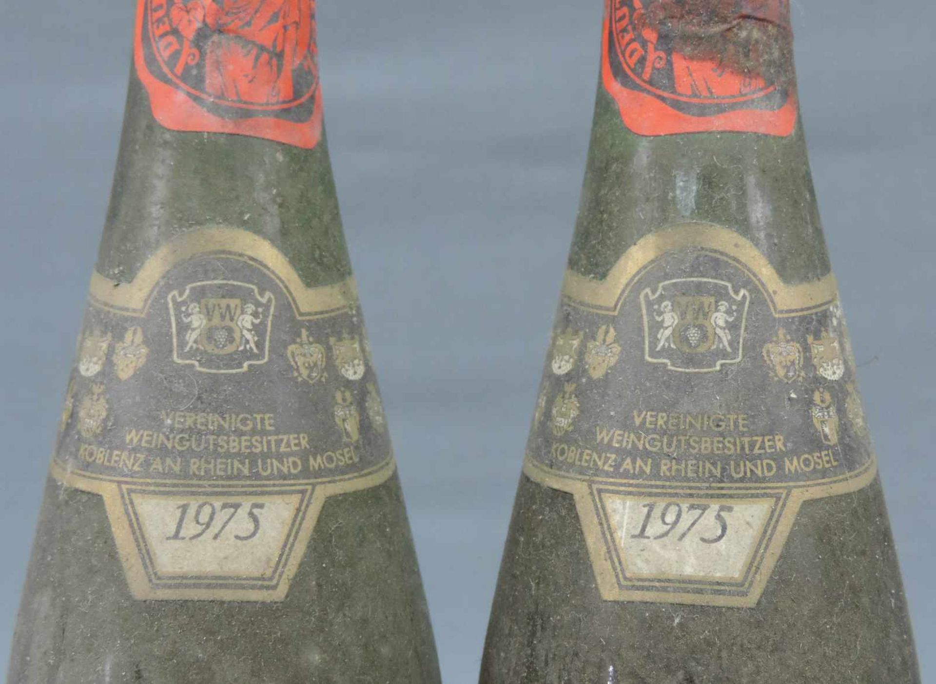 1975 Bernkastler Badstube Riesling Auslese Eiswein. 2 ganze Flaschen Weißwein. 0,7 Liter. Vereinigte - Image 3 of 7