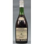 E. Remy Martin & Co Fine Champagne Cognac VSOP. Eine ganze Flasche. Circa 60 Jahre alt. E. Remy