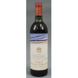 1980 Château Mouton Rothschild, 1er Grand Cru Classé. Eine ganze Flaschen 75 cl. Pauillac. AC.