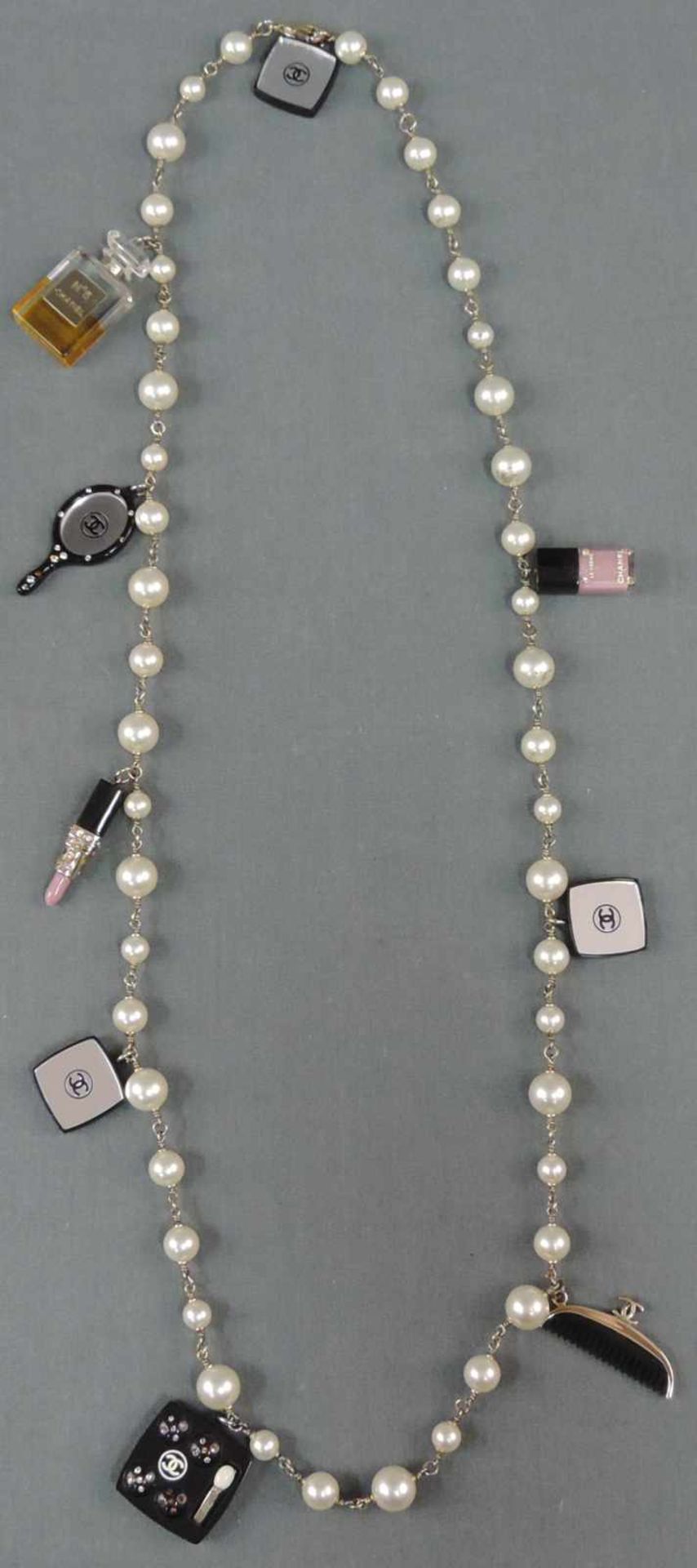 Chanel Kette Modeschmuck. Offen circa 100 cm lang. Chanel necklace, fashion jewelry. Open about