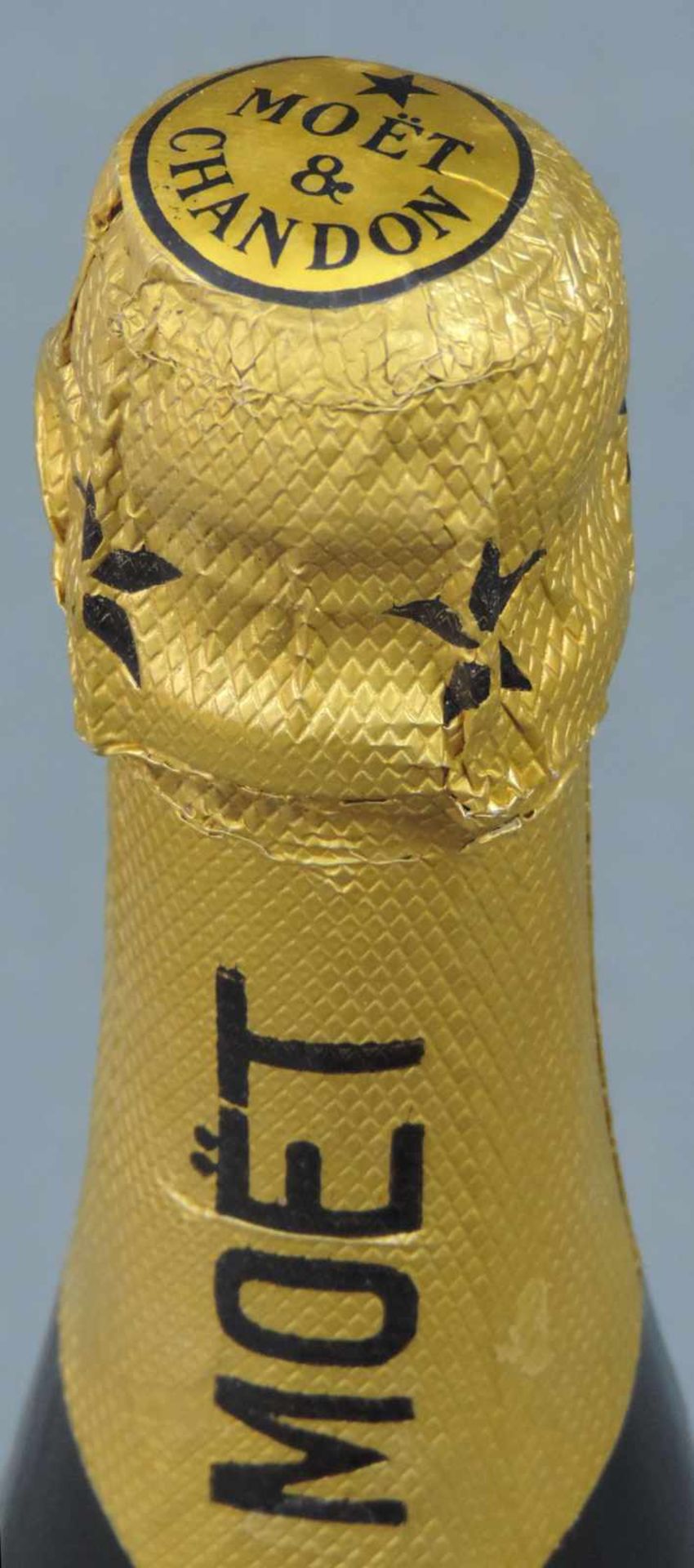 1964 Moet & Chandon Champagne Brut Imperial. Eine ganze Flasche Campangner Frankreich weiß. - Bild 4 aus 6