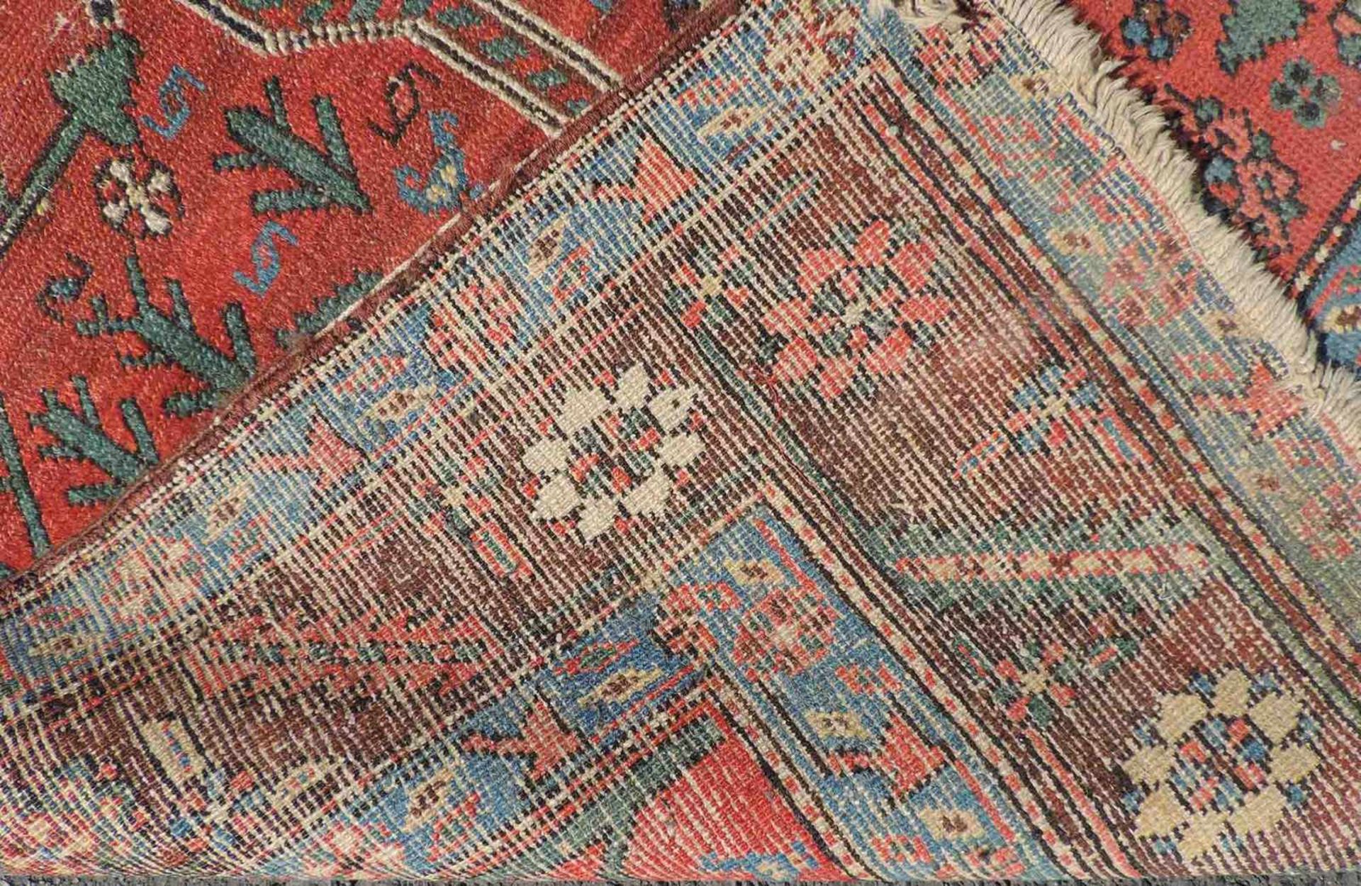 Schah - Savan Galerie, Iran, antik, 19. Jahrhundert. 428 cm x 97 cm. Handgeknüpft. Wolle auf - Bild 9 aus 9