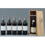 5 Flaschen Boschendal Grand Reserve, 1 Magnum Flasche Chinon. 1990 Boschendal Grand Reserve,