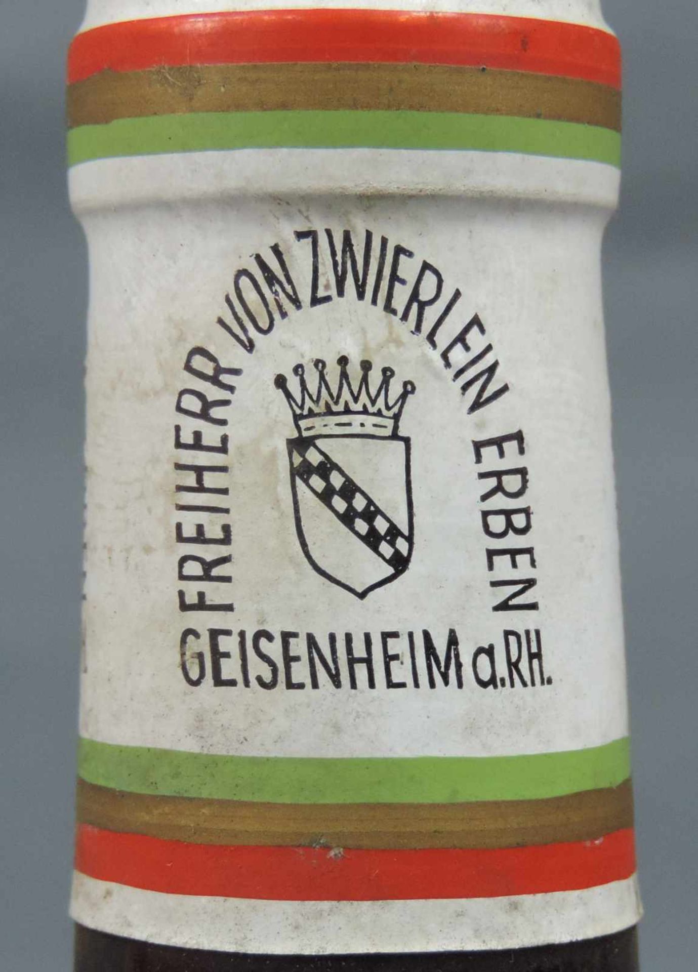 6 Rheingau und 2 Rheinhessen und 2 Württemberg. Ganze Flaschen. 1947 Schloss Vollrads Kabinett - Bild 8 aus 15