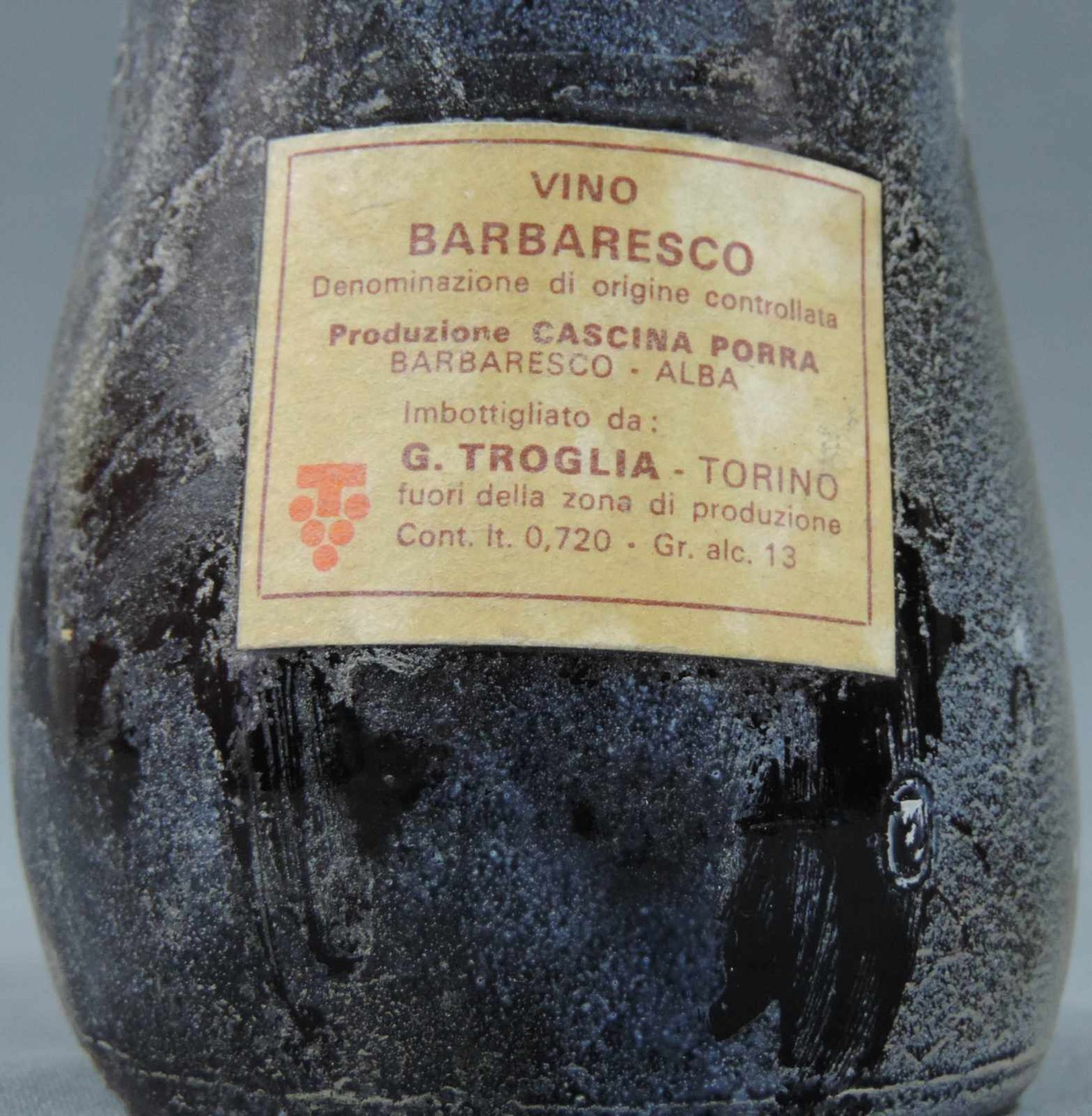 1962 Barolo 0,72 L. 13,5 % von Cappelano, dazu 1962? Barbaresco von Cascina Porra. Dazu 2 Flaschen - Bild 6 aus 12