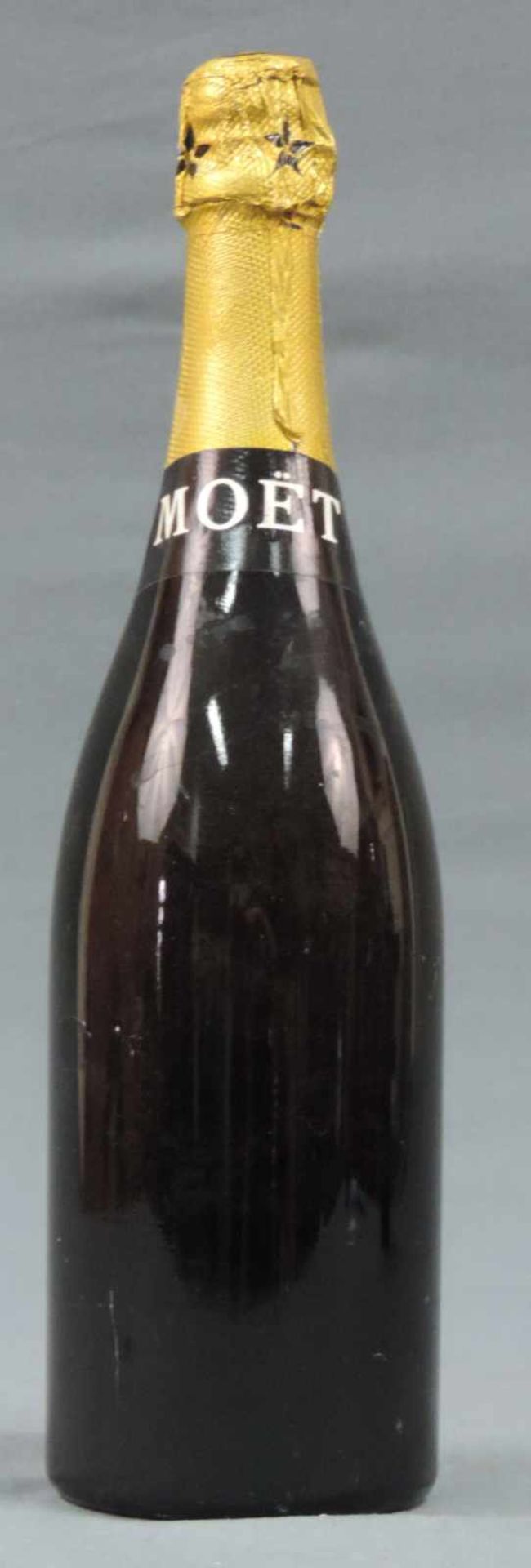 1964 Moet & Chandon Champagne Brut Imperial. Eine ganze Flasche Campangner Frankreich weiß. - Bild 5 aus 6
