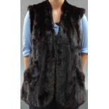 Nerzweste. Mink vest.