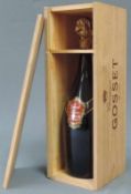 1 Magnum Gosset Grande Reserve Brut, Champagne, France. 1,5 Liter. In original Holzkiste. 1 Magnum