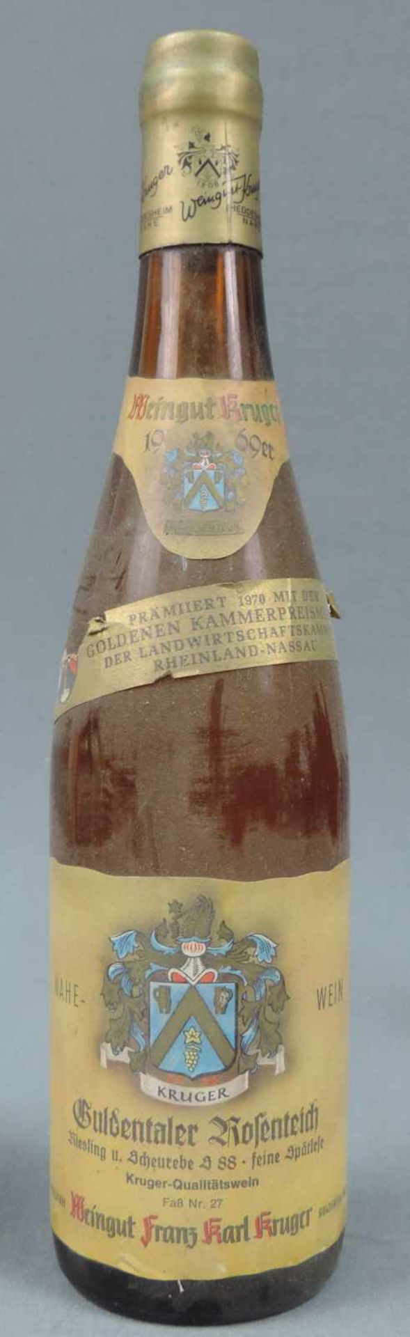 Konvolut Wein. 5 ganze Flaschen Weißwein. 2 ganze Flaschen und eine Magnum Rotwein. 1993 - Bild 5 aus 14