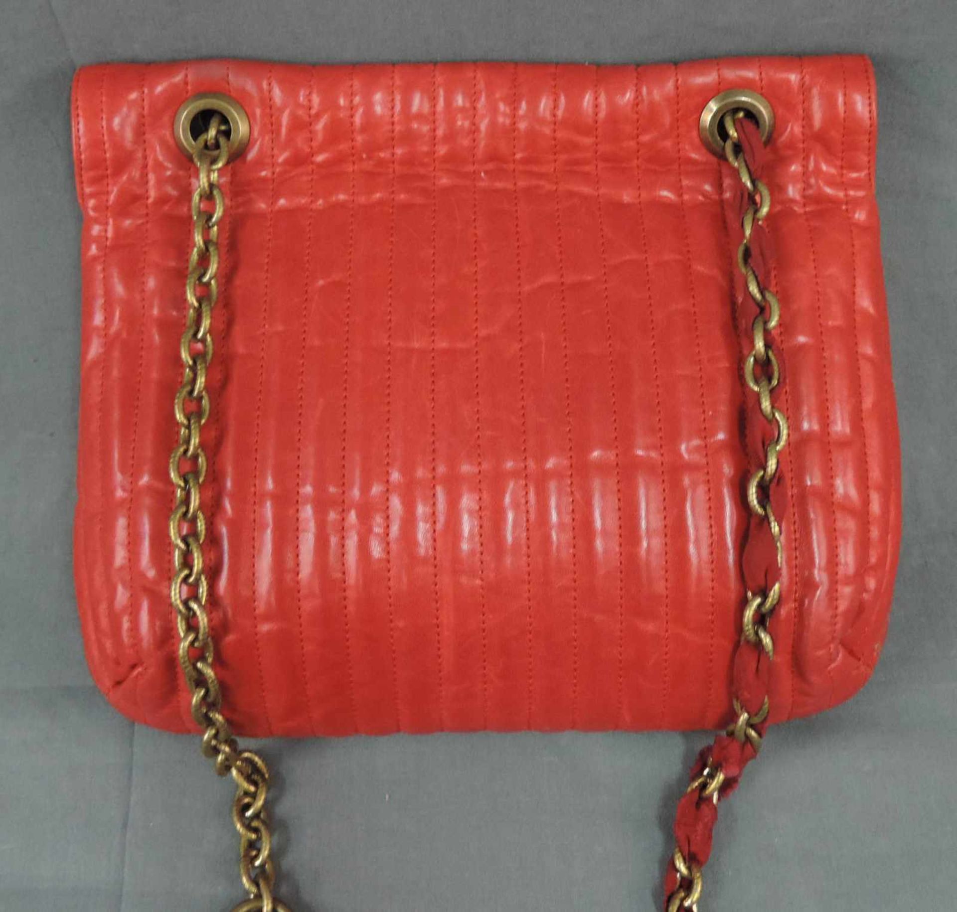 Damenhandtasche Lanvin Paris. 30 cm breit. Made in Italy. Medaille Lanvin angehängt. Ladies - Bild 2 aus 4