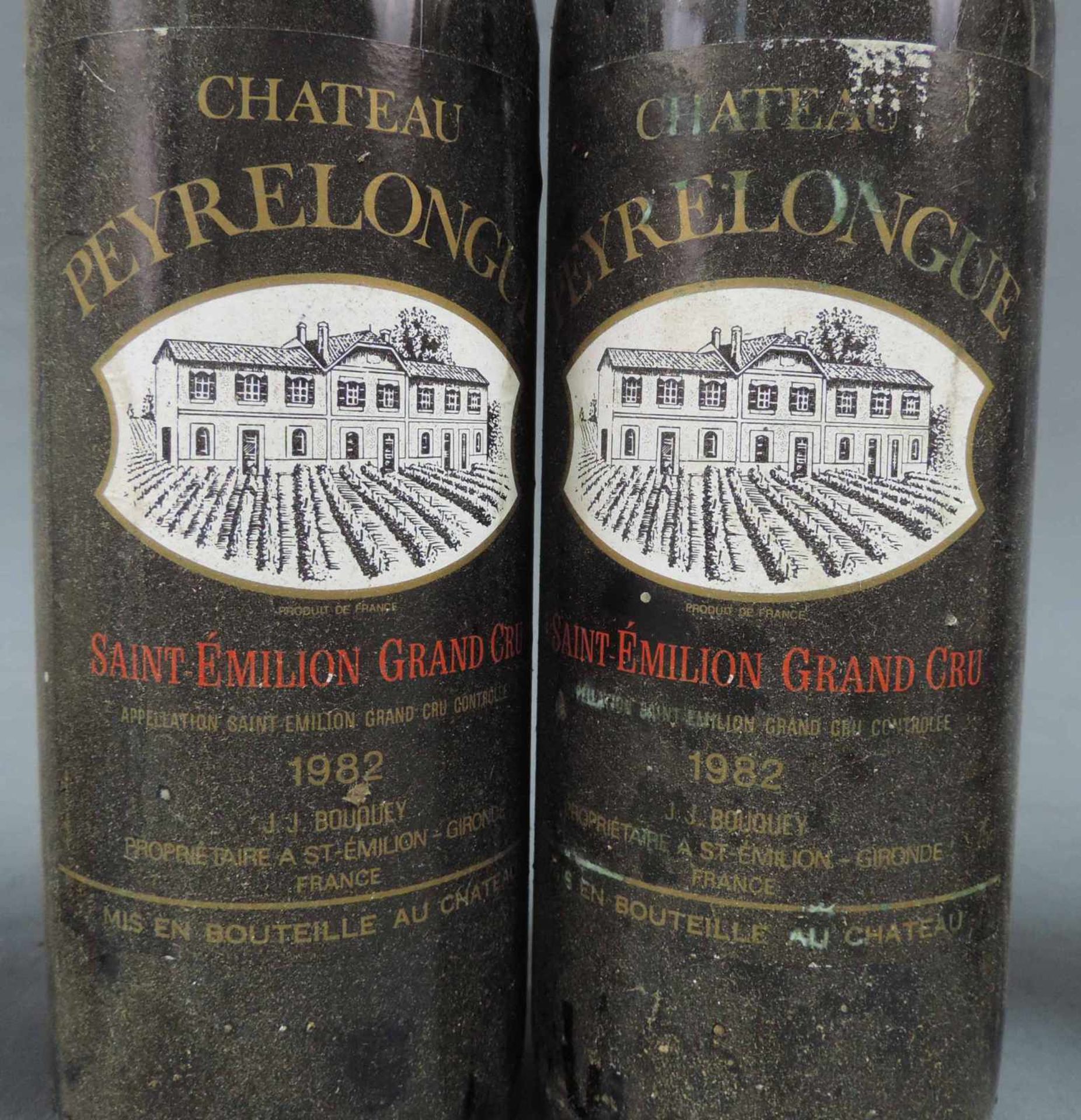 10 Flaschen ganze Flaschen Bordeaux. Rotwein. Frankreich. 1976 (4x) Chateau Laroque Saint - Émillion - Image 5 of 11