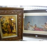 The Silver Mirror', a coloured print after William Russell Flint, signed by the artist in pencil