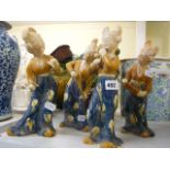 A set of four Chinese pottery figures of female musicians after Tang originals [M]