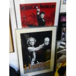 3 framed theatrical posters for old Royal Shakespeare Company productions: 'Hamlet' (with Michael
