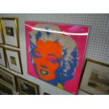 Marilyn', a screenprint after Andy Warhol, believed to have been published by Sunday B Morning,