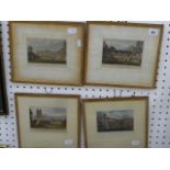 A group of old prints of Oxford colleges (each 11 x 14 cms), old prints of London, and a limited