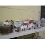 A Royal Albert Memory Lane part tea service plus further Royal Albert Gossamer part tea services