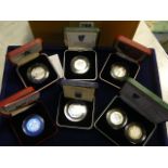 A cased set 1994 United Kingdom silver proof fifty pence two-coin set 2%0th Anniversary of D-Day and