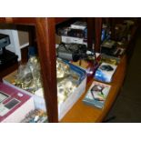 A quantity of cameras, many still in boxes, including Olympus D230, a Digital Medion camera, a