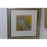 'Eternal' by Mary Stork, signed and dated 18.11.98, showing a woman with a guitar, pastels (31.5 x