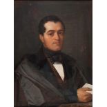 ITALIAN PAINTER, 19TH CENTURY



PORTRAIT GENTLEMAN WITH DRAFT

Oil on canvas, cm. 71 x 52

Unsigned